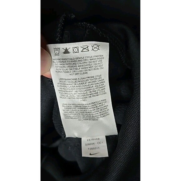 Oklahoma State Cowboys OSU Nike Full Zip Hoodie Therma-Fit, Sz Med, Black/Orange - Picture 9 of 9